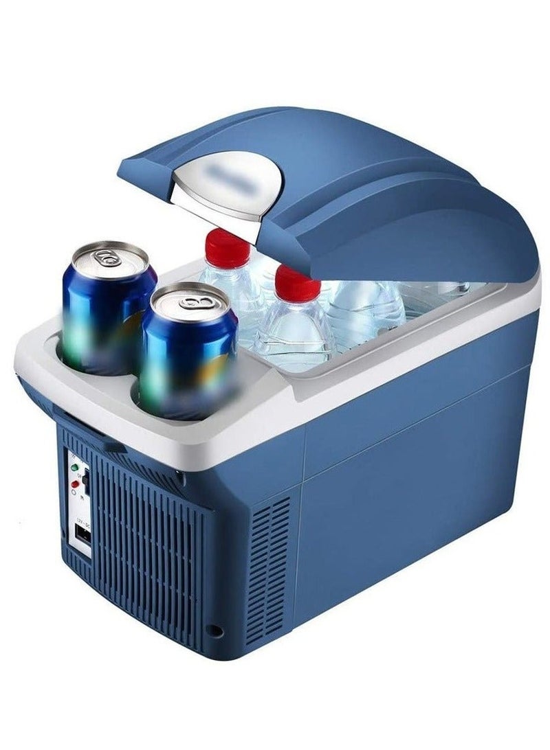 CRONY 8L Portable Mini Car Refrigerator | Low Noise Compact Cooler & Warmer | 12V DC, 30W | AC/DC Powered with Self-Locking Lid, Removable Shelf & Cup Holder 8L Portable Mini Car Refrigerator – Low Noise Compact Cooler & Warmer, 12V DC, 30W, AC/DC Powered, Self-Locking Lid, Removable Shelf & Cup Holder – Ideal for Road Trips, Camping, and Outdoor Adventures - Image 2